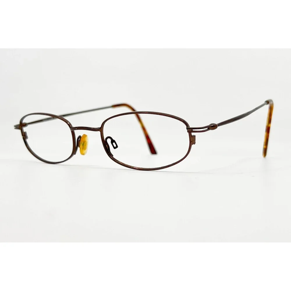 Tommy Hilfiger Eyeglasses Mens Brown Oval TH 200 229 145 47-20-145